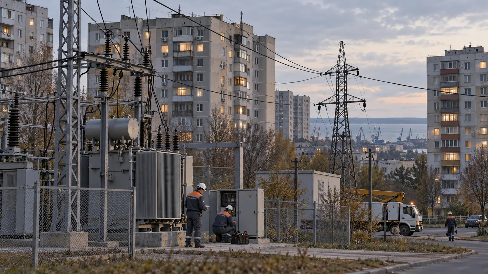 Веерные отключения электроэнергии в Мариуполе 26 октября из-за низкого напряжения в электросети